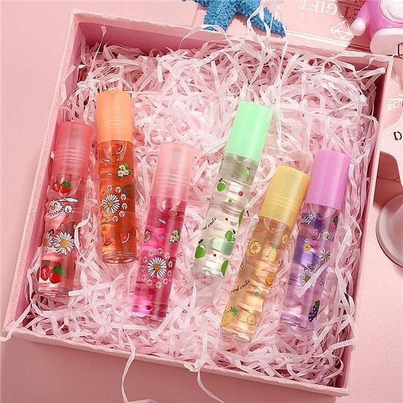 imelda Fruit Flavoured Lip Gloss Transparent Moisturizing Lip Gloss Long Lasting Nourishing Lip Oil Gloss Liquid Lipstick fruity  (Pack of: 6, 21 g)