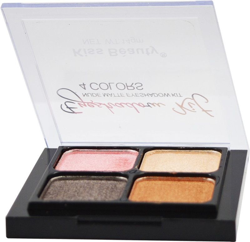 Kiss Beauty 4-Color Matte Eyeshadow-8156-05 14 g  (Multicolor)