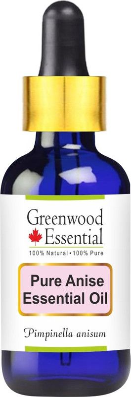 Greenwood Essential Pure Anise Essential Oil (Pimpinella anisum) with Glass Dropper 100% Natural Therapeutic Grade Steam Distilled  (15 ml)