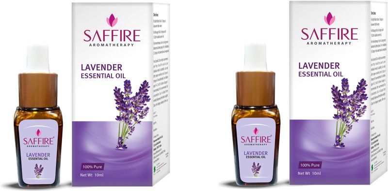 SAFFIRE Lavender Essential Oil (Pack of 2)  (20 ml)