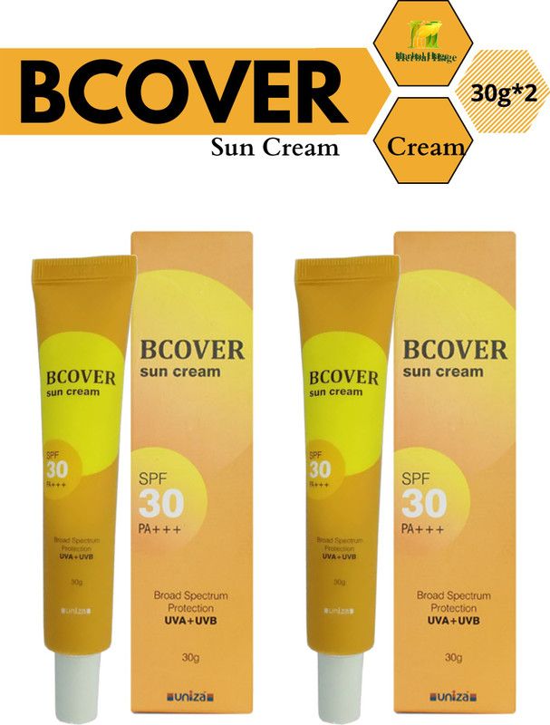 Herbal Hage Bcover Sun Cream SPF 30 PA+++ - SPF 30 PA+++  (60 g)