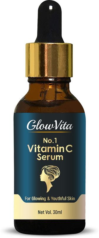 Glow Vita No.1 Vitamin C serum for Women : Anti Ageing, Anti wrinkle & Skin Whitening Serum  (30 ml)