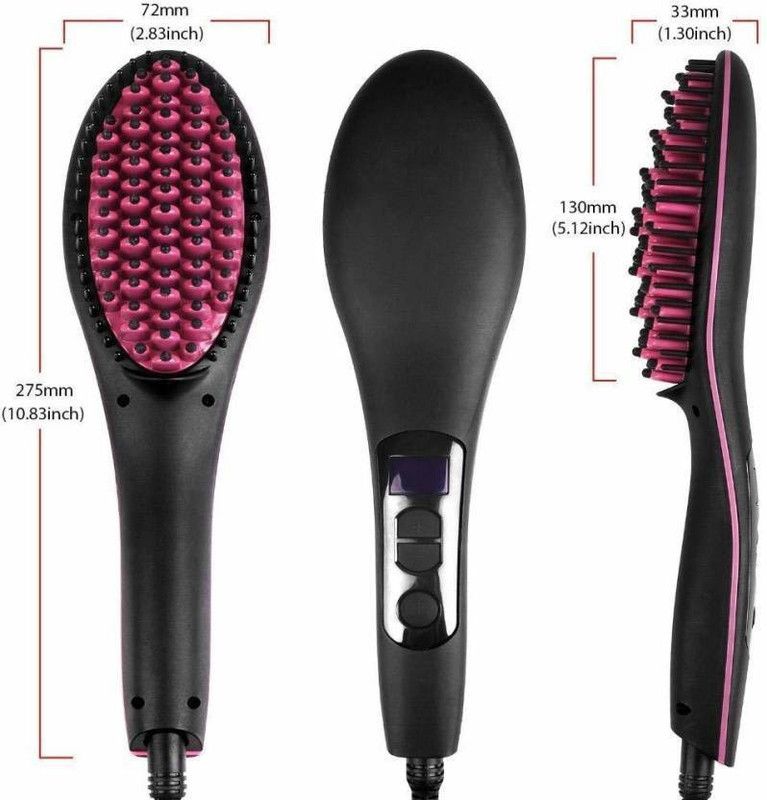Triangle Ant Professional Simply Straight Hair Straightener Brush