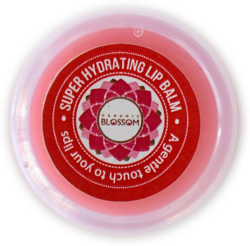 Organic Blossom Super Hydrating Lip Balm Strawberry  (Pack of: 1, 10 g)