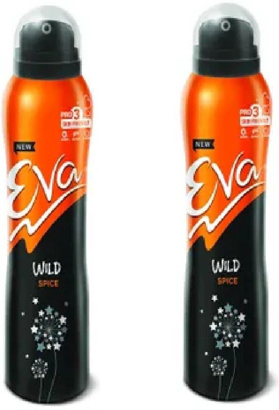 EVA Wild Spice Deodorant Spray - For Men & Women  (250 ml, Pack of 2)