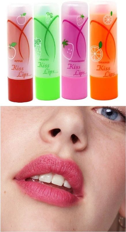 SEUNG Moisturizing 3D Natural Lip Balm FRUITY (Pack of: 4, 14 g) FRUITY  (Pack of: 4, 14 g)