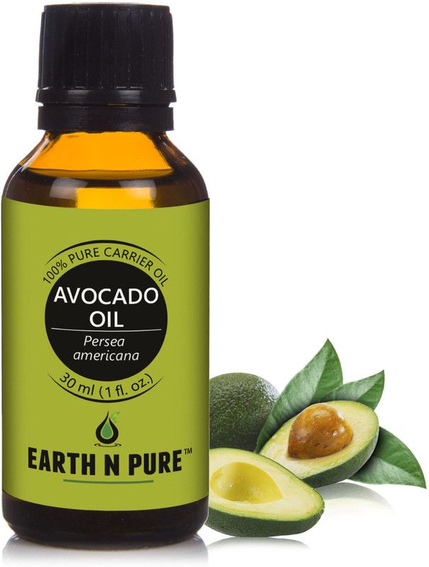 Earth N Pure Avocado Oil 100% Pure, Natural and Cold Pressed - 30 ml (1 fl. oz.)  (30 ml)