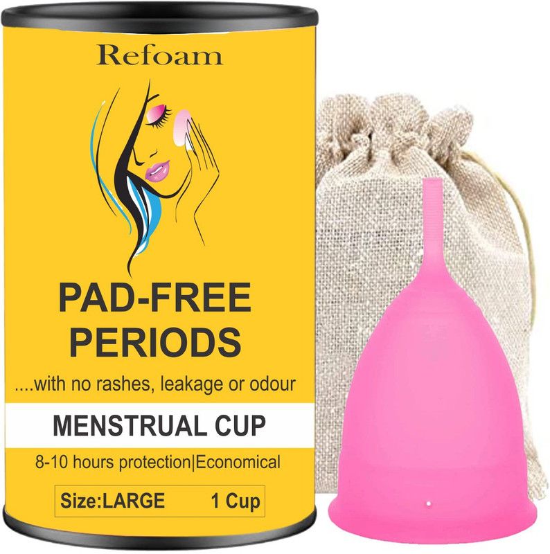 Refoam Large Reusable Menstrual Cup  (Pack of 1)