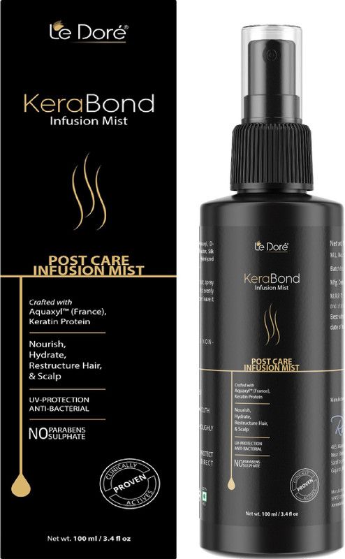 Le Dore Kerabond Infusion Mist | Nourish Hydrate Hair & Scalp | Uv Protection | Anti Bacterial | Post Hair Treatments | with Keratin Protein Amino Acids Hydrolysed Collagen Milk Proteins (100 ml)  (100 ml)