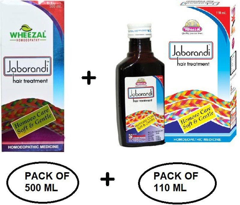 WHEEZAL Jaborandi hair oil combo (500+110) Ml Hair Oil  (610 ml)