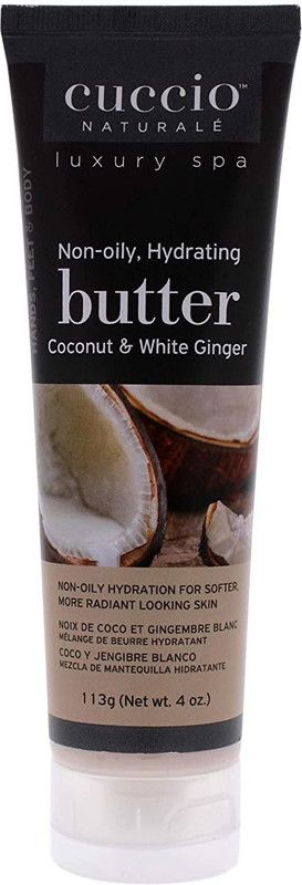 Cuccio Naturale Luxury Spa Non-Oily Hydrating Butter Coconut & White Ginger  (113 g)