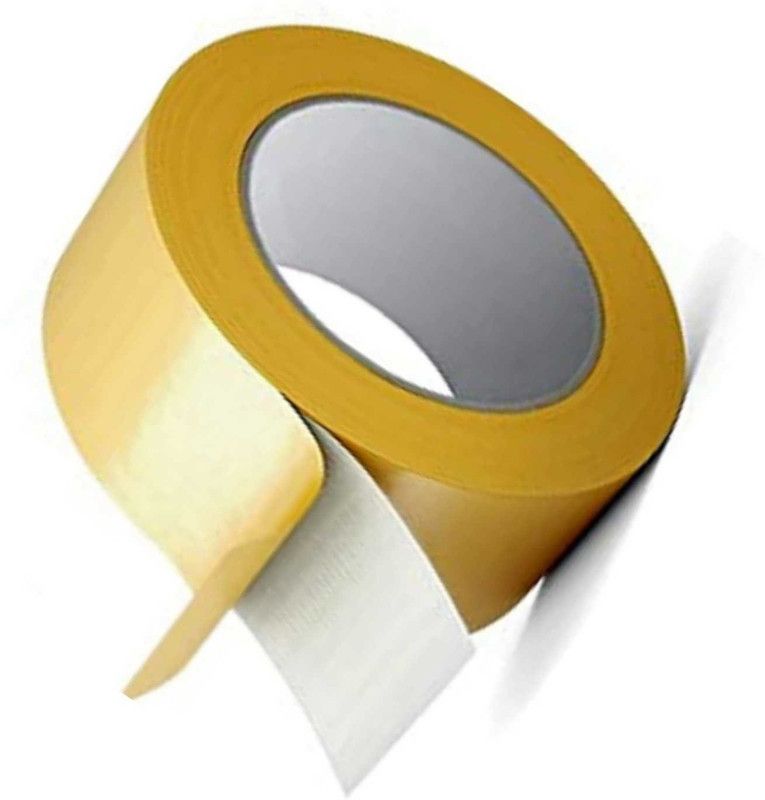 Newlo Hair Wig Yellow Cloth Tape Double Side Premium Cloth Tape Hair Accessory Set  (Yellow)