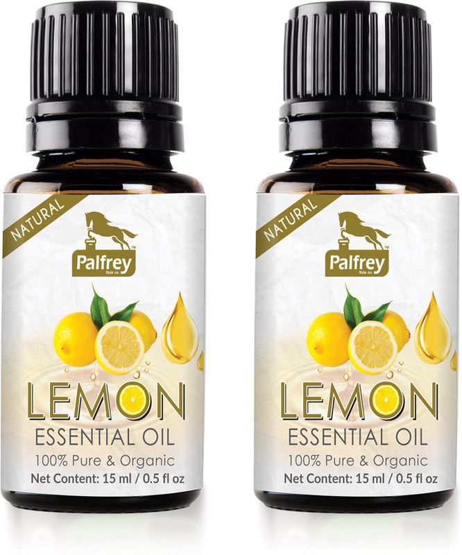 PALFREY 100% Pure Natural Organic Lemon Essential Oil (15 ml x 2 = 30 ml)  (30 ml)
