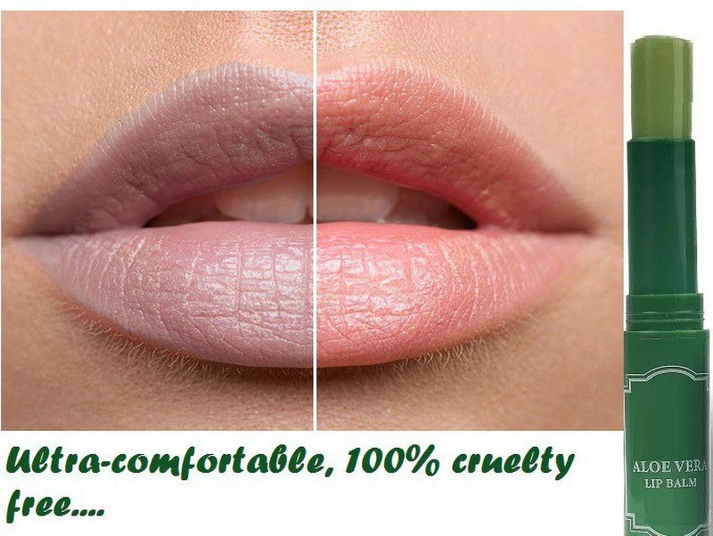 GABBU Aloe Vera Soothing Gel Lip Balm Aloe Vera ALOE VERA  (Pack of: 1, 3.8 g)