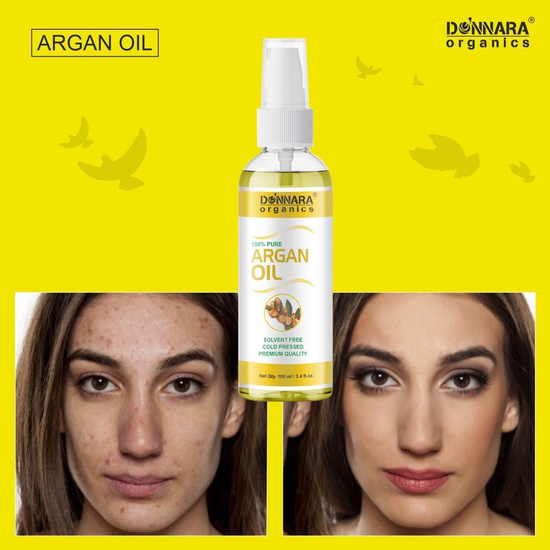 Donnara Organics Premium Argan oil- 100% Pure & Natural(100 ml) Hair Oil  (100 ml)