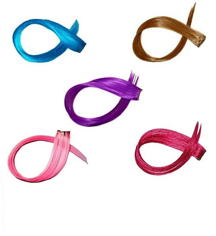 Alizz Multicolor clip in Hair Extension