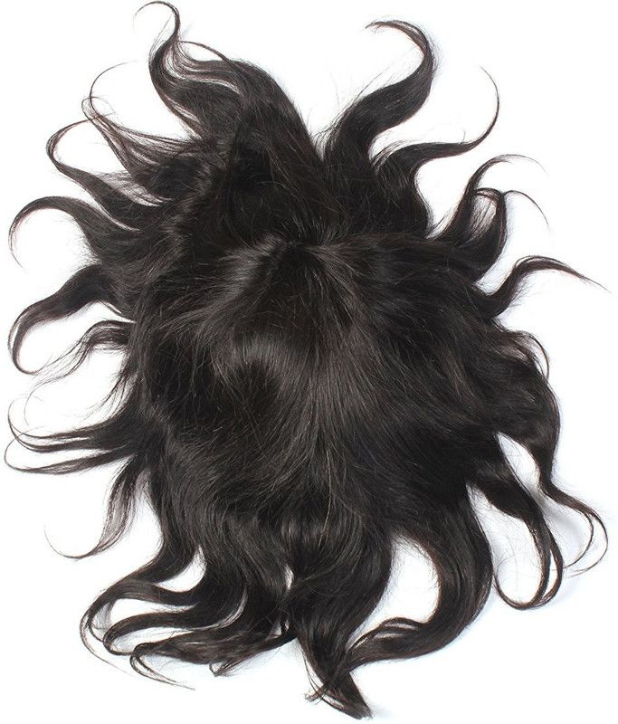 Ritzkart Men Toupee 100% 9x7 Original Human Premium quality Patch Replacement System Fine Mono filament Wigs For Men Toupee Hair Extension
