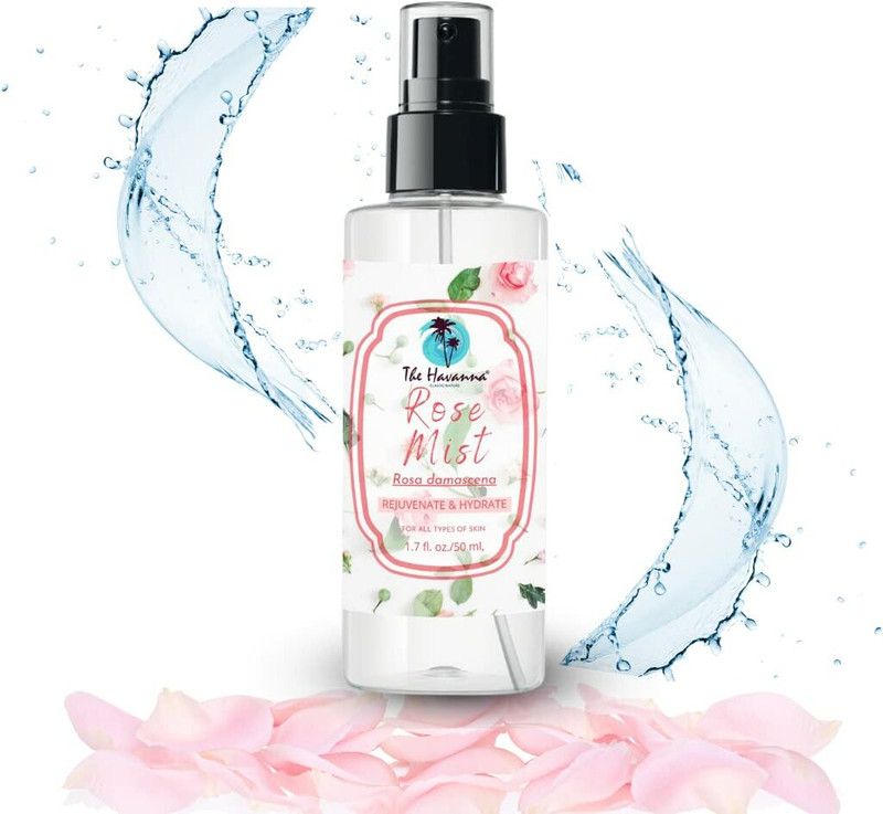 The Havanna Rose Mist/Toner for Rejuvenate & Hydrate Skin 50ml Men & Women  (50 ml)
