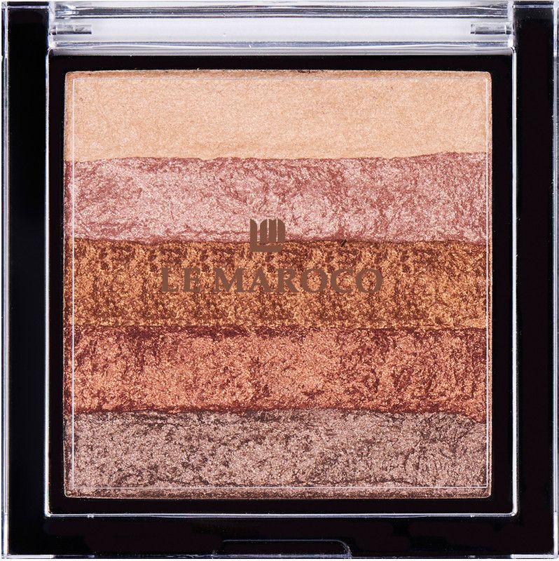 Le Maroco Instant Shimmer brick highlighter-001-02  (Multicolor)
