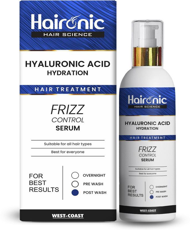 Haironic Hyaluronic Acid Hydrating, Hair Thinning Post Wash Treatment Hair Serum | All Hair Types, Controls Frizz, brittleness, Hair Loss - 100ml  (100 ml)