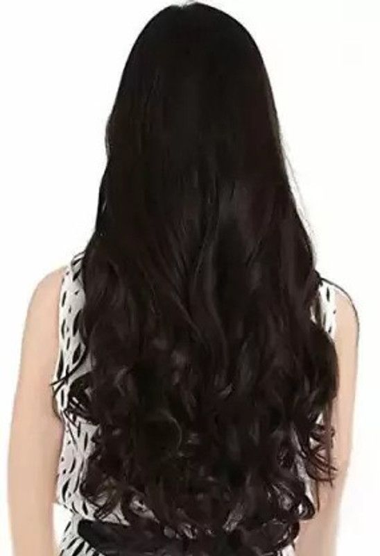 D-DIVINE Women's Synthetic Curly/Wavy Extensions 120g (24 Inch) Hair Extension