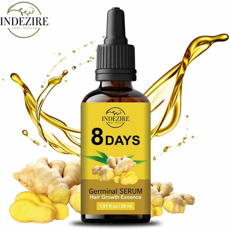 INDEZIRE Ginger Serum Hair Growth Essential Serum Argan Hair Serum  (30 ml)