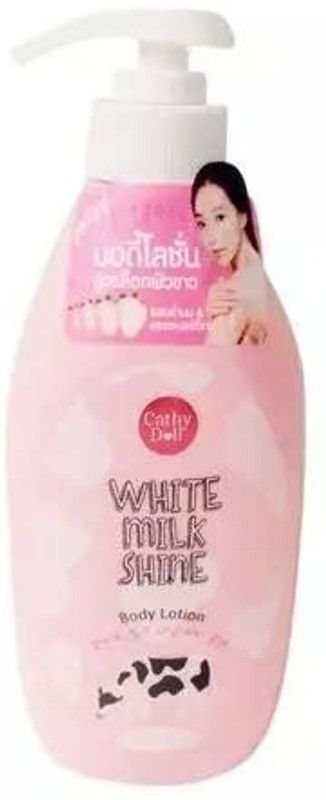 CATHY DOLL ss WHITE MILK SHINE BODY LOTION MADE IN THAILAND (450 ml)  (450 ml)