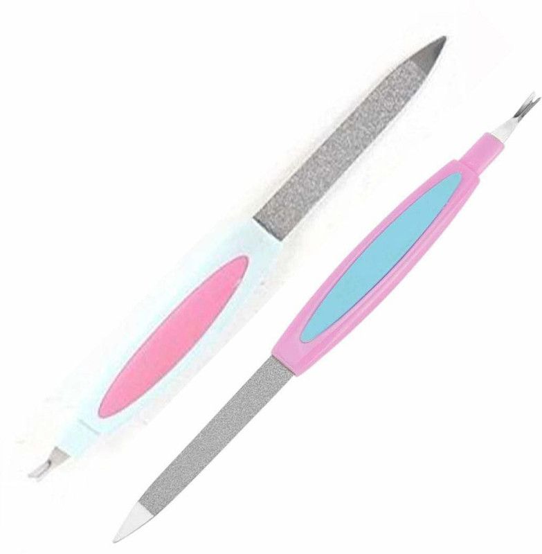 Barcode Manicure Pedicure Nail File Tool Cuticle Trimmer Cutter Remover for Women  (50 g, Set of 2)