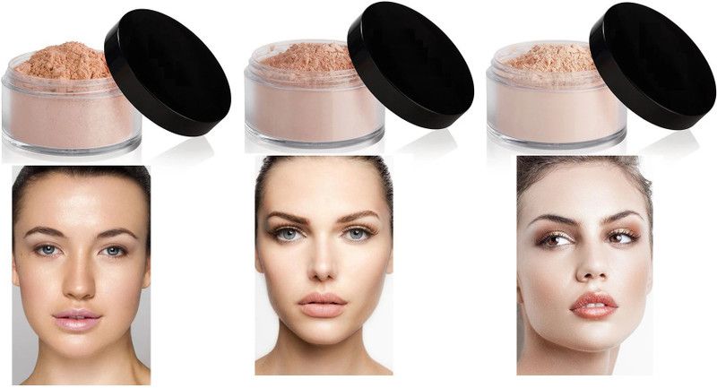 Herrlich NEW PROFESSIONAL MAKEUP SETTING LOOSE MAKEUP POWDER Compact  (MULTICOLORED, 60 g)