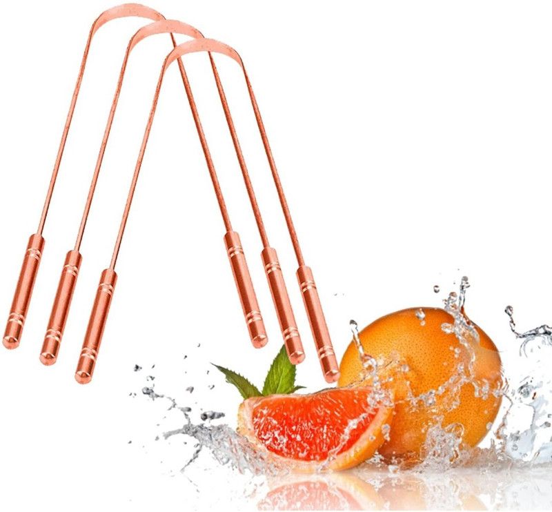 Anupamaa Copper Tongue Cleaner  (Pack of 3)