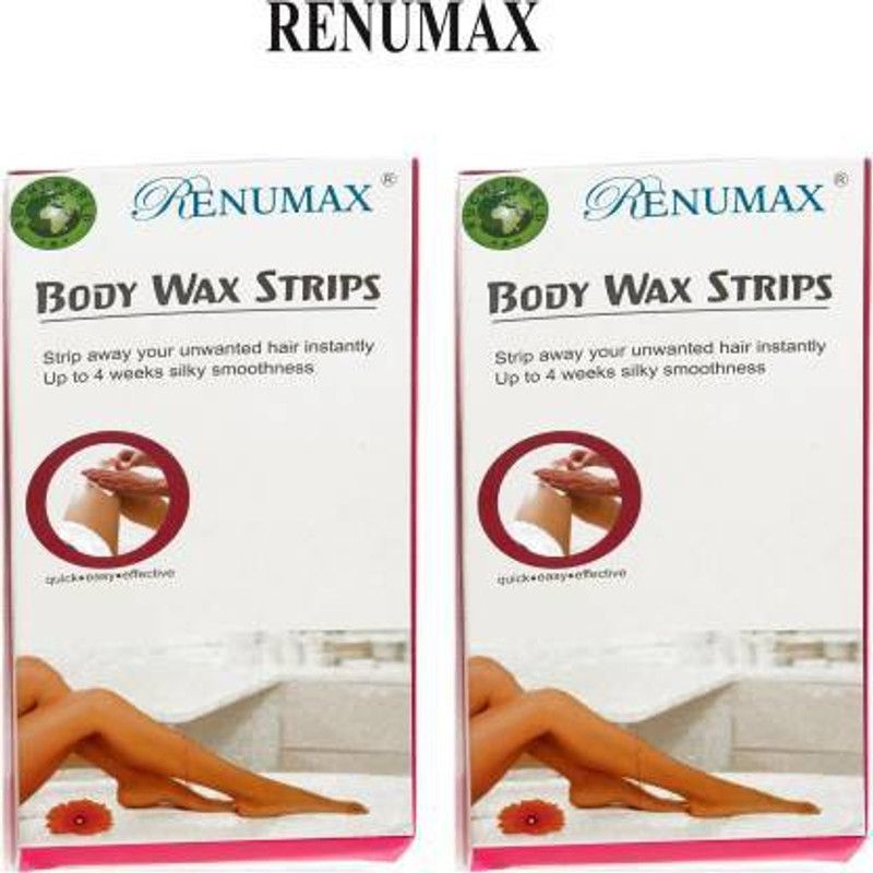 RENUMAX Women's Wax Strips For Hair Removal[PACK OF TWO] Strips  (2 Strips, Set of 2)
