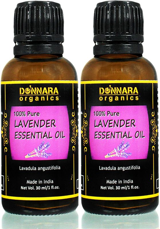 Donnara Organics 100% Pure & Natural Lavender Essential oil Combo pack of 2 bottles of 30 ml(60 ml) Hair Oil  (60 ml)