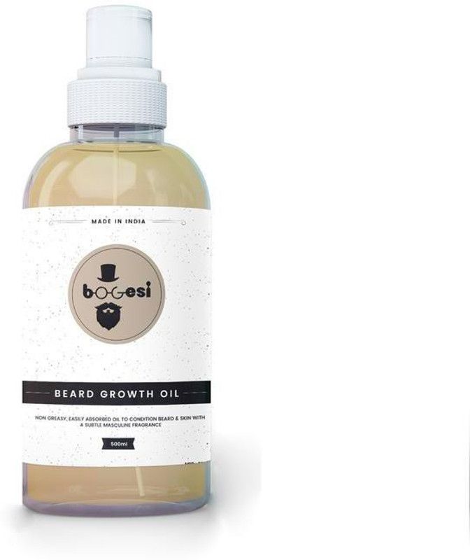 Bogesi Royal beard growth oil ( Blend of 19 natural oil) 500mlsingle004 Hair Oil  (500 ml)