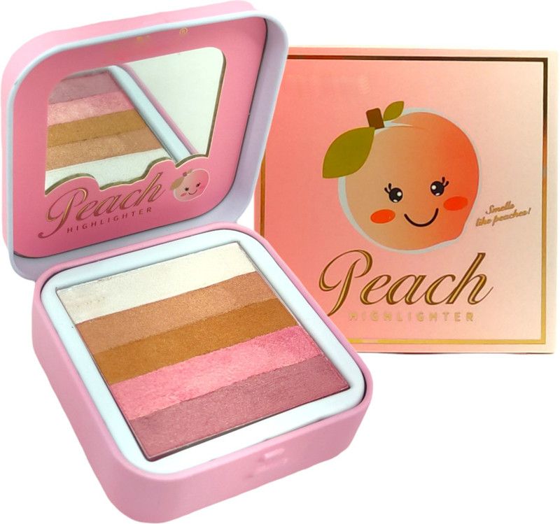 CYB Smells like Peaches Instant Glow Shimmer Brick #01 Highlighter  (Peach Highlighter 01)