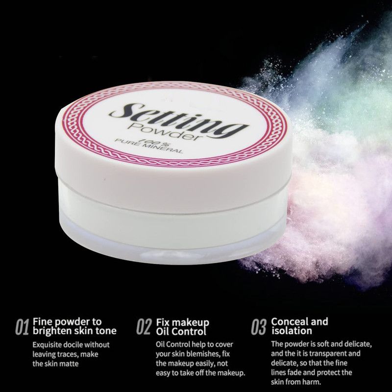 GULGLOW99 FACE COLOR SETTING POWDER Compact  (white, 10 g)