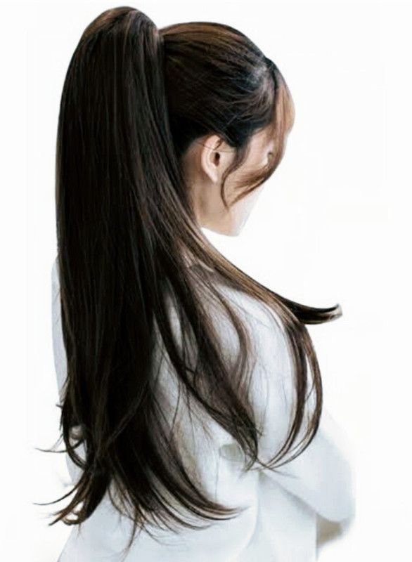 Rizi long hair for traditional dresses pony ribbon based high volume Hair Extension