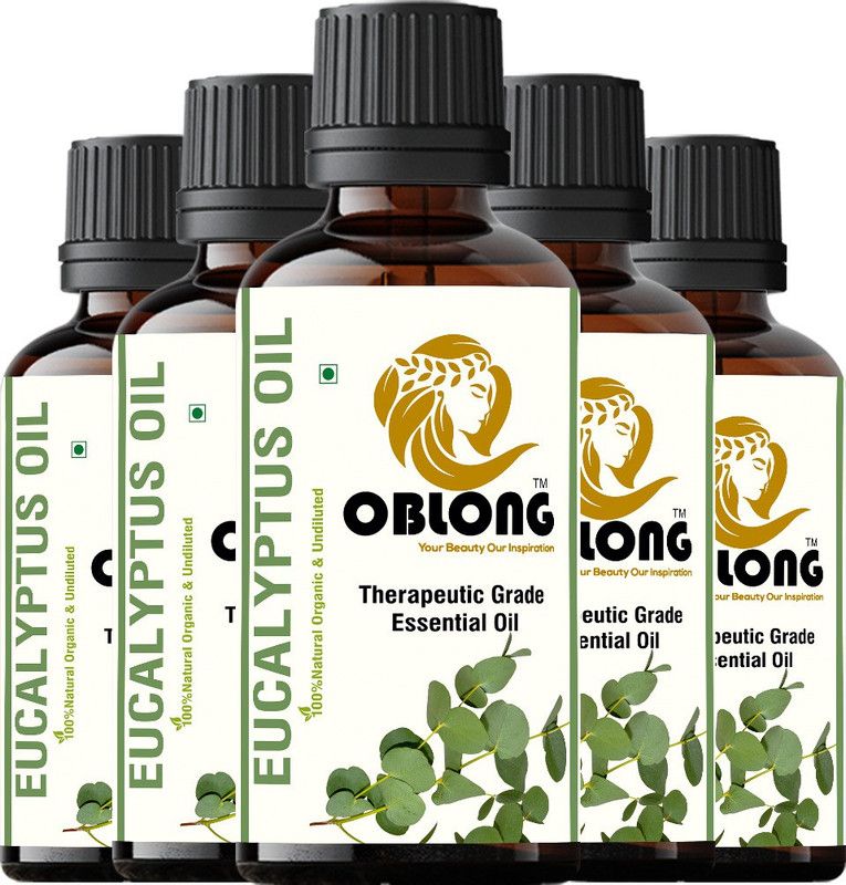OBLONG PREMIUM QUALITY 100% ORGANIC EUCALYPTUS OIL 6 BOTTLE(S) OF 10ML  (60 ml)