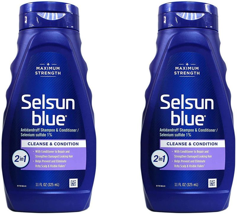 Selsun Blue 2-in-1 Treatment Dandruff Shampoo, 11 oz, 2 pk  (325 ml)