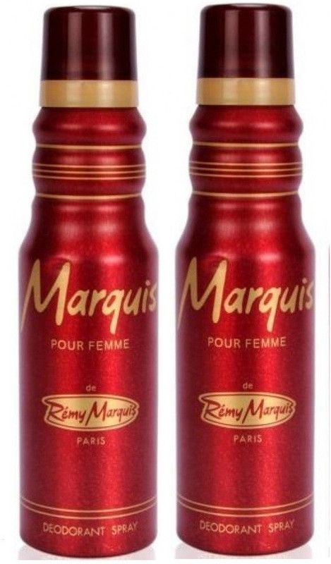 MARQUIS RED 2 BV Body Spray - For Men & Women  (300 ml, Pack of 2)