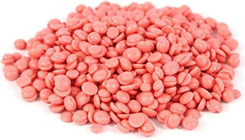 Bluejack Ntural film wax beans Brazilian Wax Beans For Hair Remover For Men & Women Wax - pink 100 gm Wax  (100 g, Set of 2)
