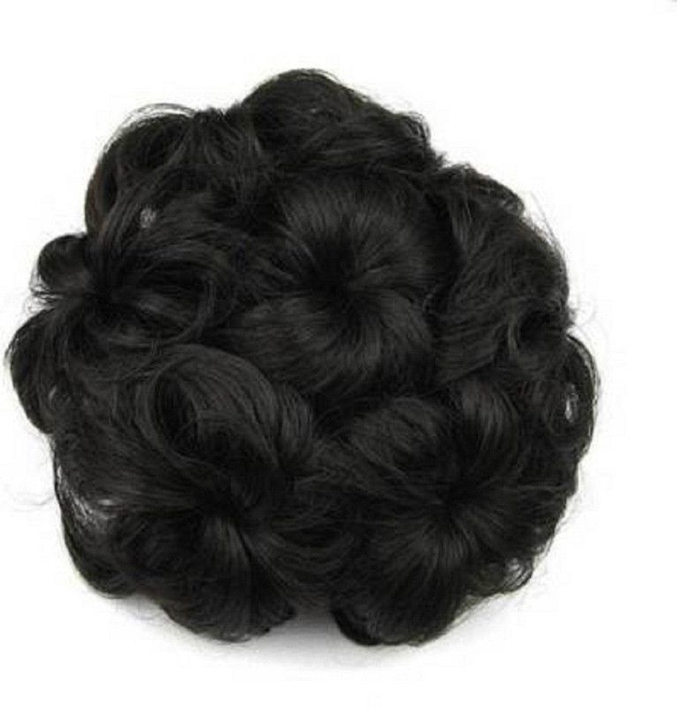 Nirmam Natural Black Bun hair extension Hair Extension