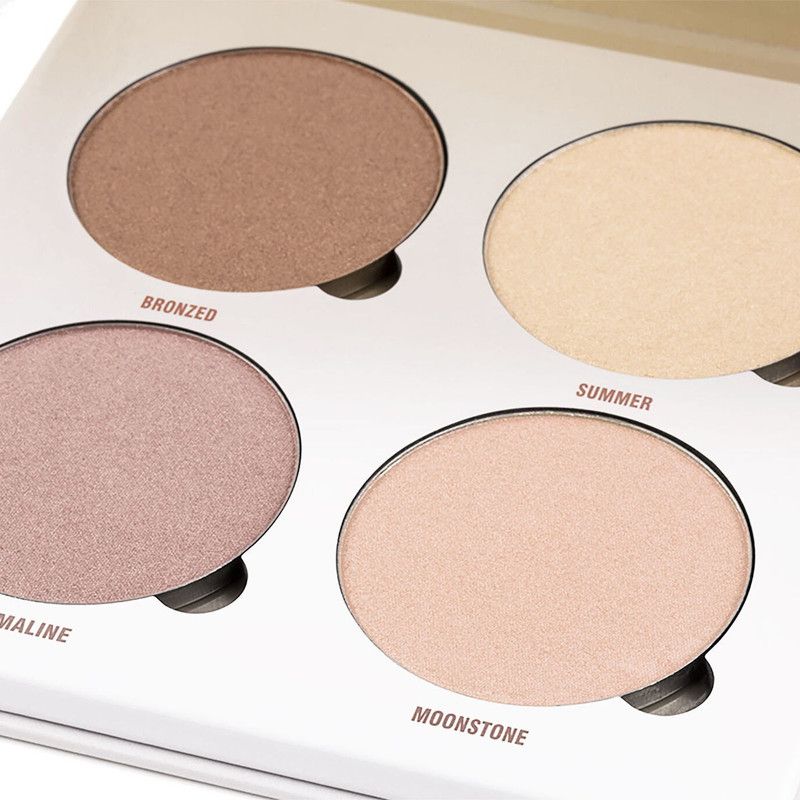 AGLEY 4 IN 1 WATERPROOF LONGLASTING HIGHLIGHTER FOR FACE GLOWING MAKEUP Highlighter  (MULTICOLOR)