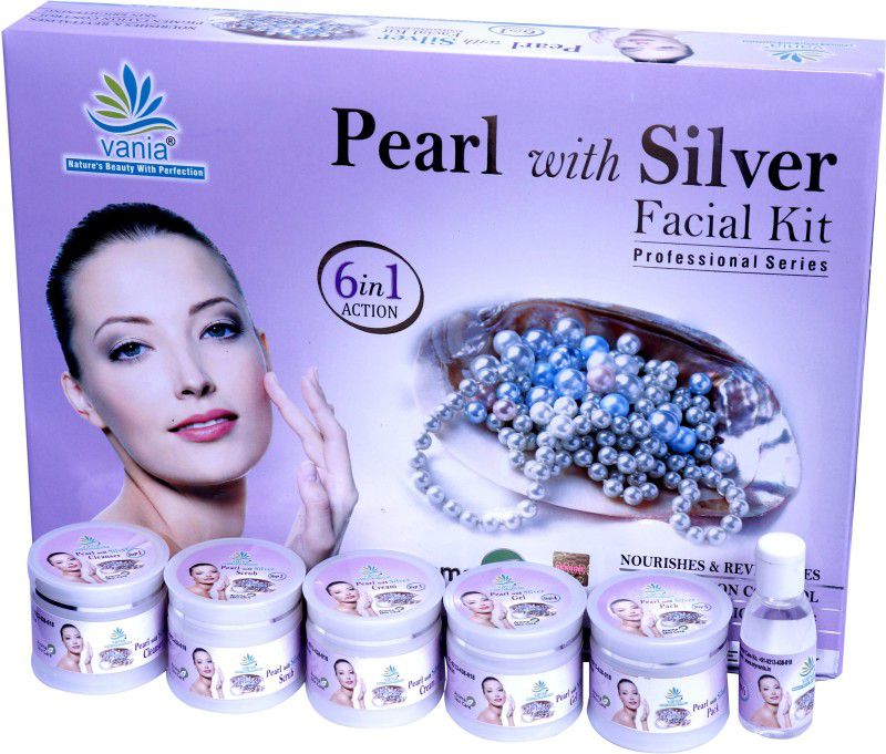 Vania Pearl With Silver Facial Kit  (300 g)
