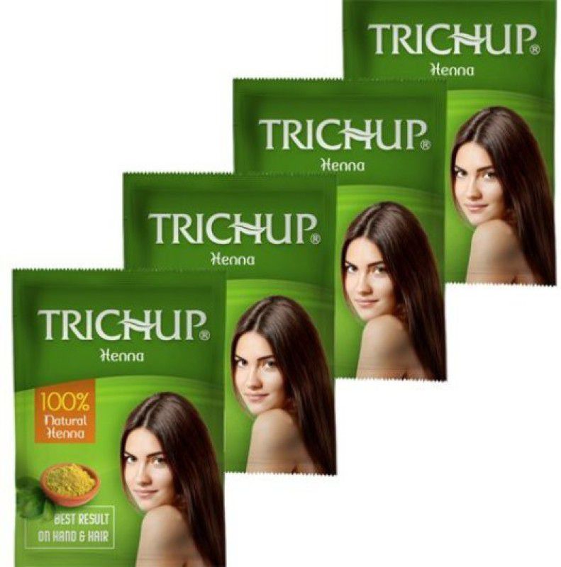 TRICHUP 100% NATURAL HENNA 100G EACH PK OF 4  (400 g)