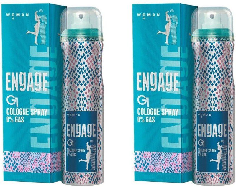 Engage G1 Cologne Spray For Women, 135ml (Pack of 2) Perfume Body Spray - For Women  (270 ml, Pack of 2)