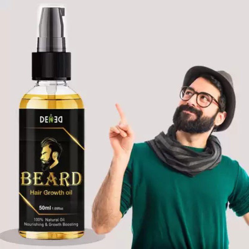 DENED Faster & Smooth Beard Hair Growth Oil Hair Oil  (50 ml)