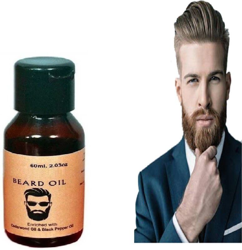 YAWI NEW BEST SHINE AND SMOOTH BEARD OIL Hair Oil  (60 ml)