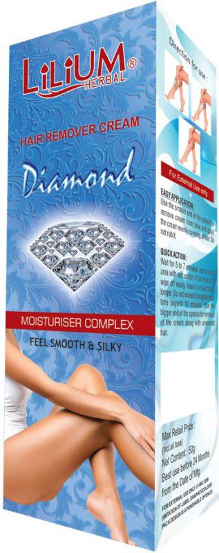 LILIUM Diamond Hair Removal Cream 50g Cream  (50 g, Set of 2)