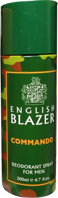 English BLAZER COMMANDO (PACK OF 1) Deodorant Spray - For Men  (200 ml)