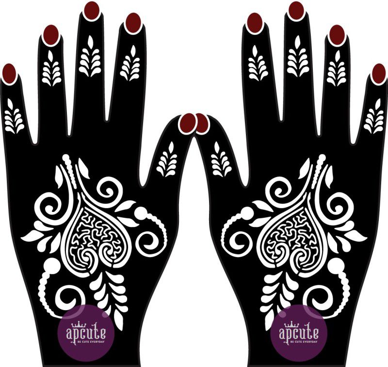APCUTE henna stencil - Mehandi Design Stencils for girls, womens  (henna stencil - Mehandi Design Stencils for girls, womens)